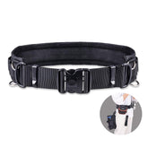 VisionKids Multi-Function Utility Belt Camera Waist Belt Adjustable 8XD-Rings for Hanging Tripod, Flashlight, Water Bottle or Photography Accessories Fit for Outdoor Photographer Universal Pack Strap,